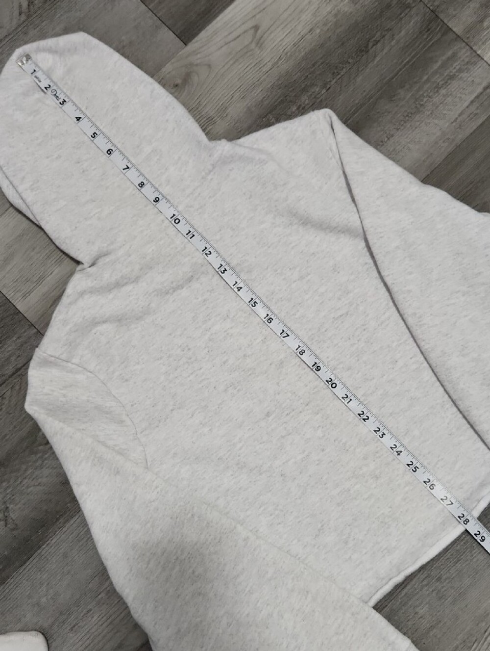 University Of Utah Light Heather Gray Red Cropped Hoodie Womens Juniors L - Picture 8 of 10